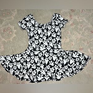 Wild Rich Kids Mickey Ghost Print Twirl Leo Dress
